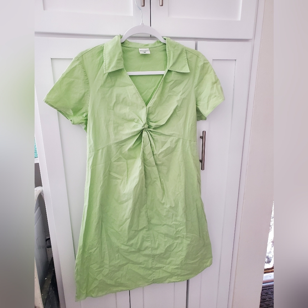 Motherhood Light Green Maternity Dress